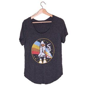 Women's retro-looking flowy NASA t-shirt size small.